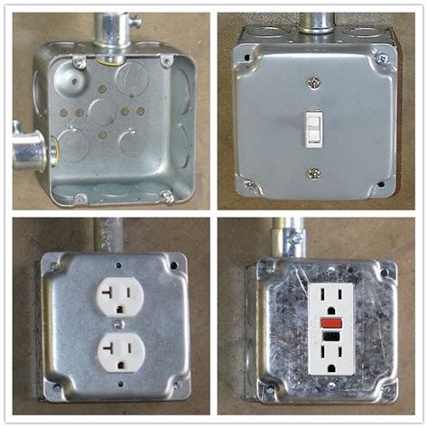 why use a metallic junction box|junction box vs receptacle.